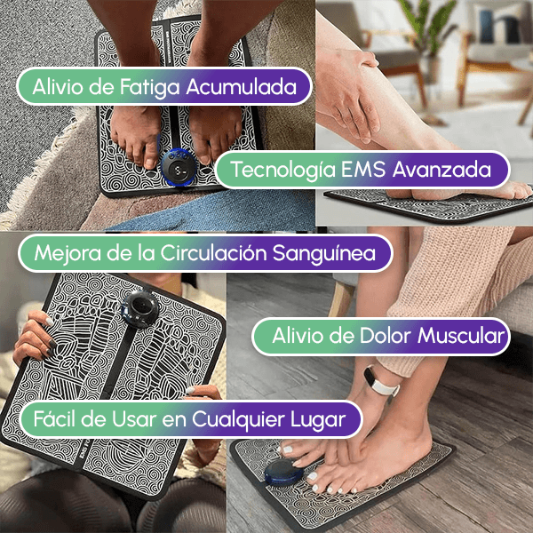 TAPETE MASAJEADOR TERAPÉUTICO PARA PIES